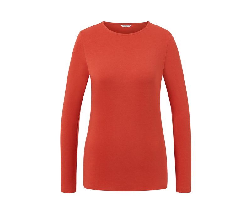 Tchibo - Langarmshirt - Damen - Gr. M - orange
