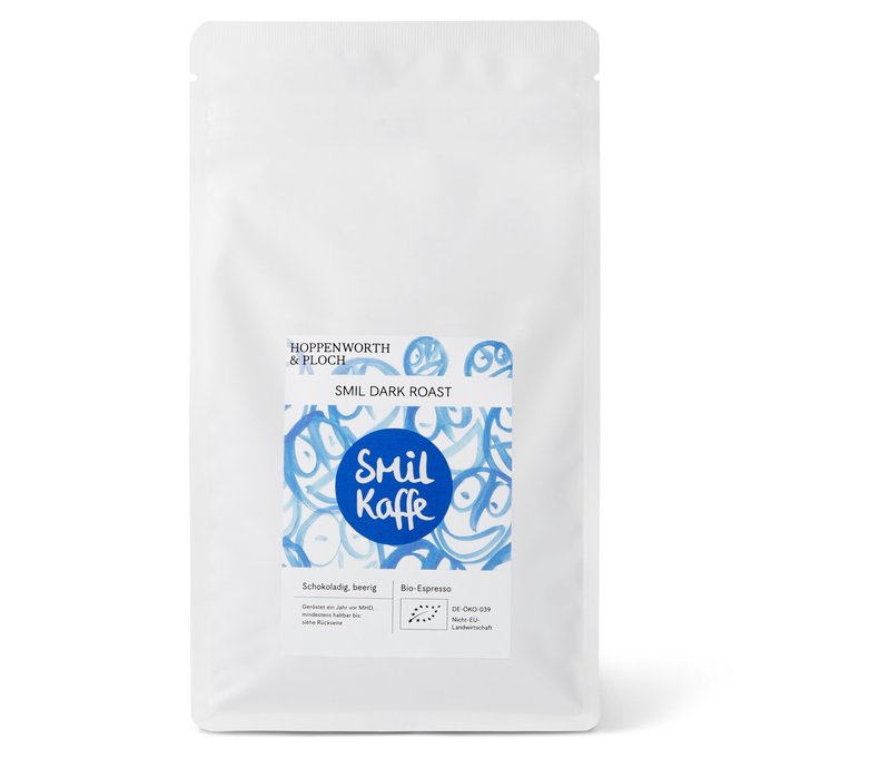 Hoppenworth & Ploch - Smil - Dark Roast Omni-Roast - 250 g Ganze Bohne - Intensität: 5/6