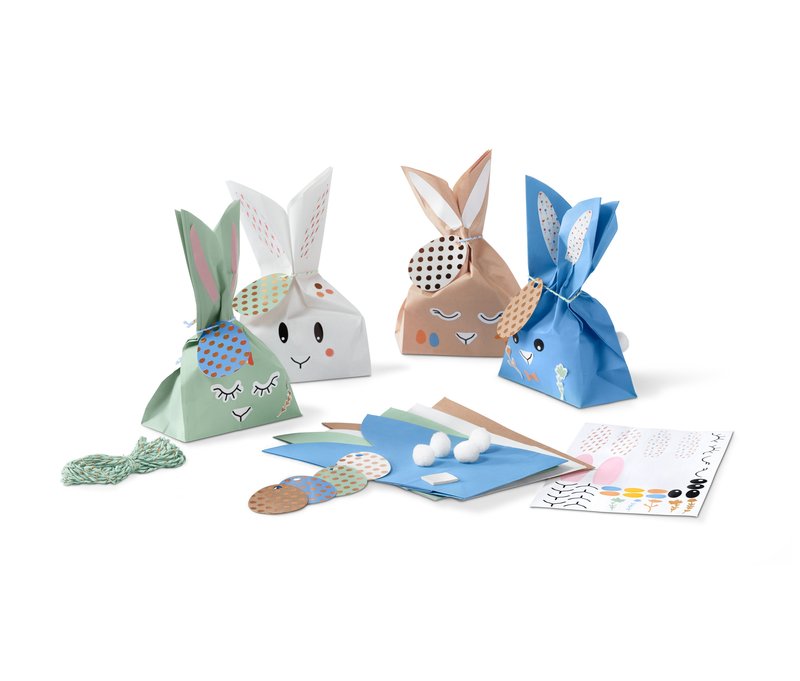 Tchibo - Osterhasen-Geschenktüten - weiß