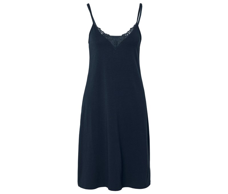 Tchibo - Trägernachthemd - Damen - Gr. XL - dunkelblau