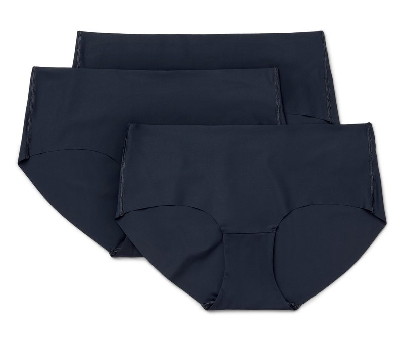Tchibo - 3 Magic-Cut-Pantys - Damen - Gr. M - dunkelblau