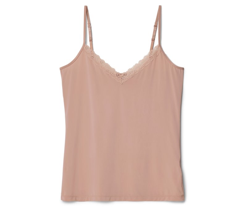 Tchibo - Trägerhemdchen - Damen - Gr. S - beige