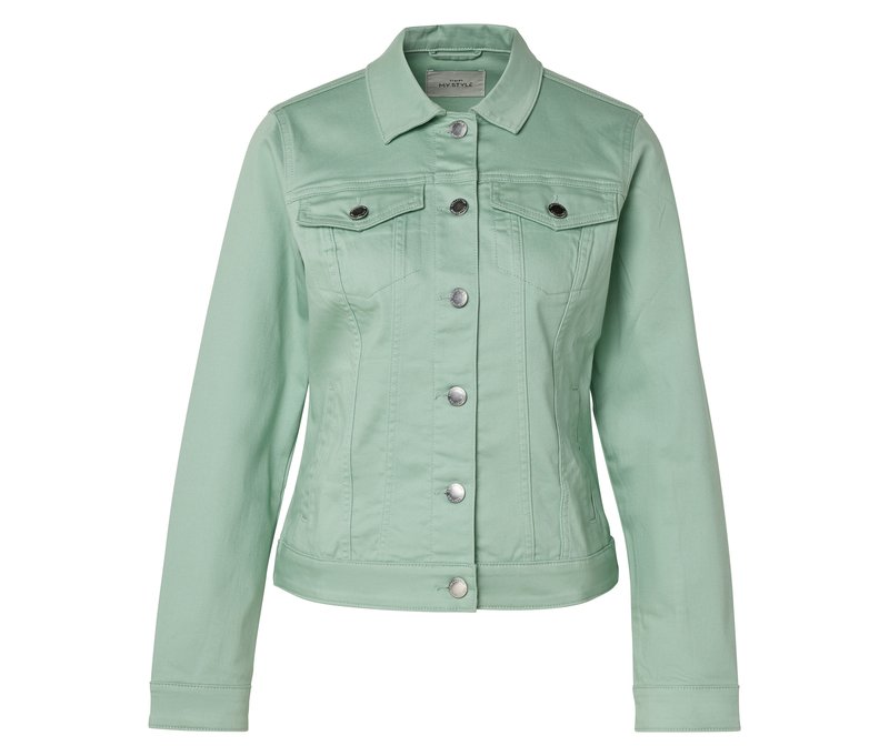 Tchibo - Jeansjacke - Damen - Gr. 38 - mintgrün