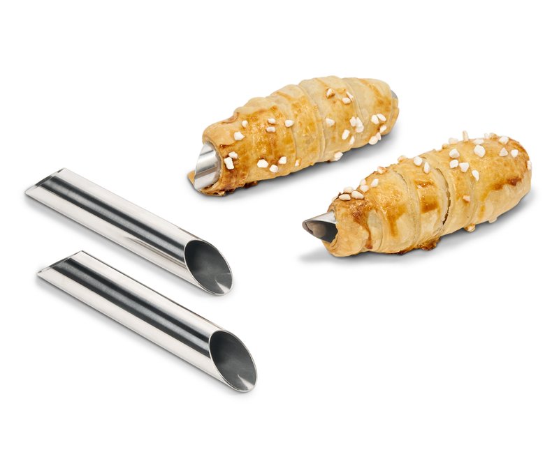 Tchibo - 4 Schaumrollenformer - silber