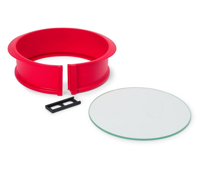 Tchibo - Backform mit Glasplatte - schwarz