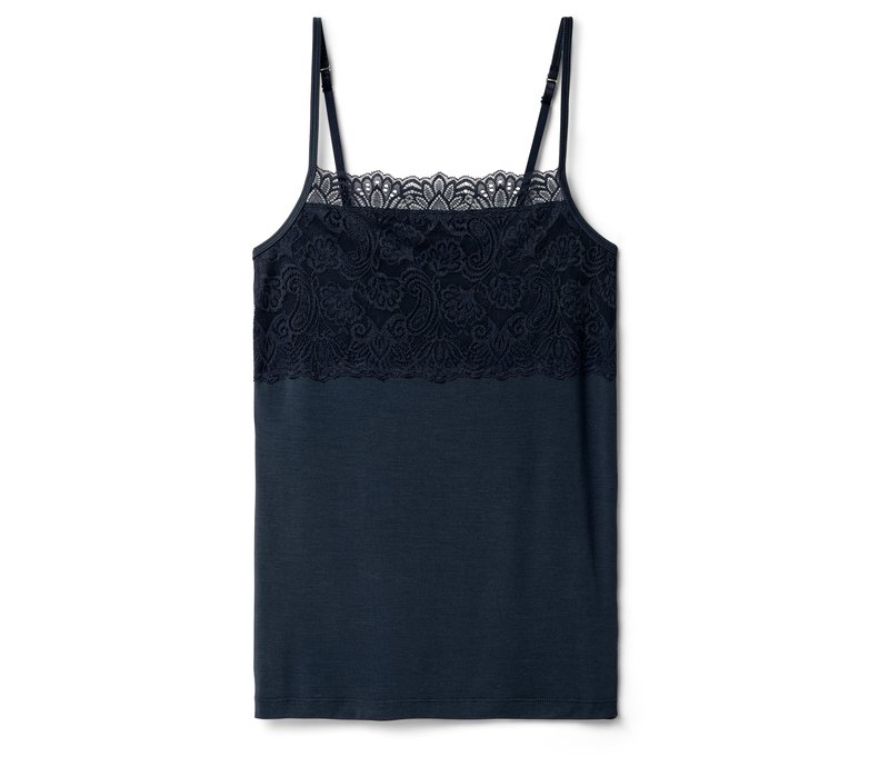 Tchibo - Modal-Trägerhemdchen - Damen - Gr. XS - dunkelblau