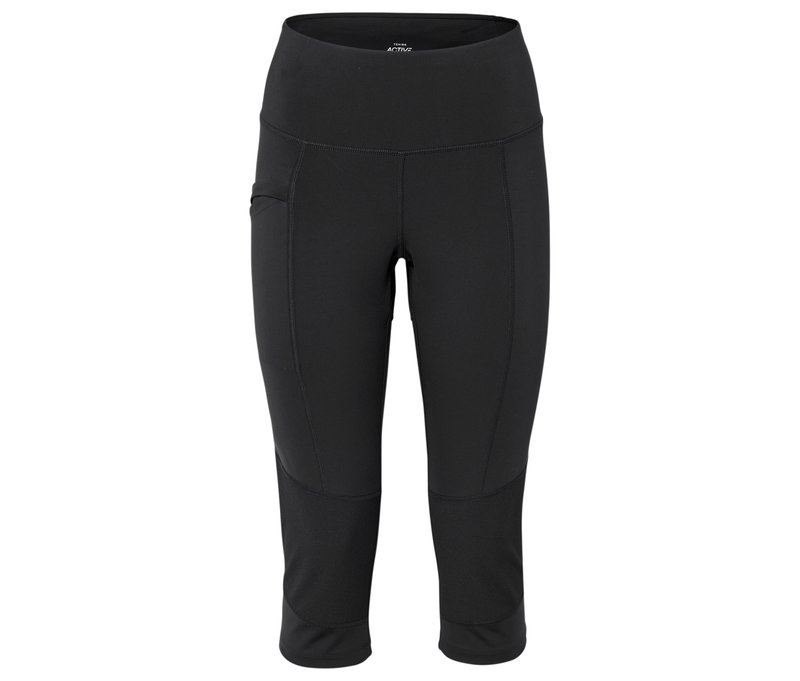 Tchibo - 3/4-Outdoor-Leggings - Damen - Gr. S - schwarz