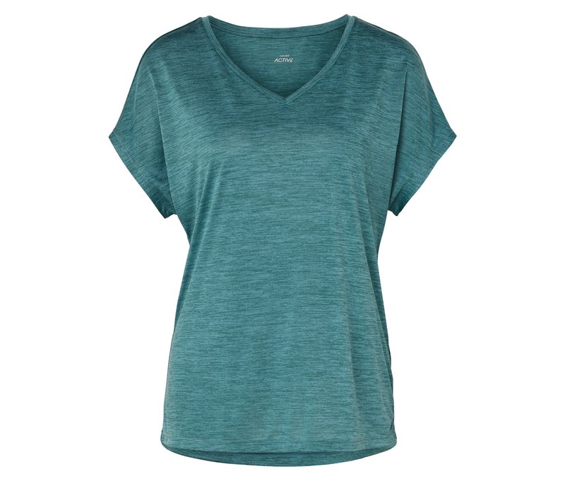 Tchibo - Funktionsshirt - Damen - Gr. L - türkis