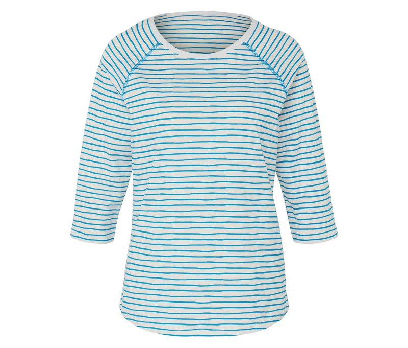Tchibo - Gestreiftes Shirt mit 3/4-Arm - Damen - Gr. XXL - blau/gestreift