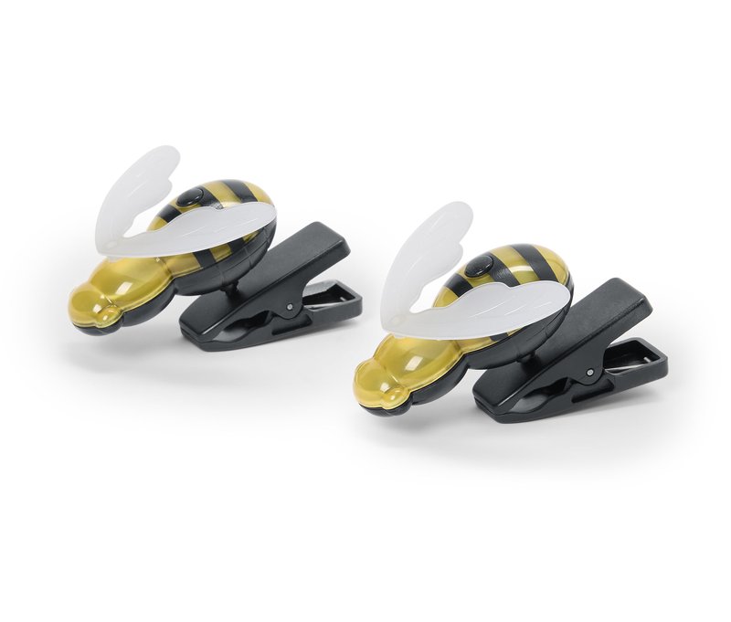 Tchibo - 2 LED-Bienen - 8,5x8x6cm - schwarz - Kunststoff