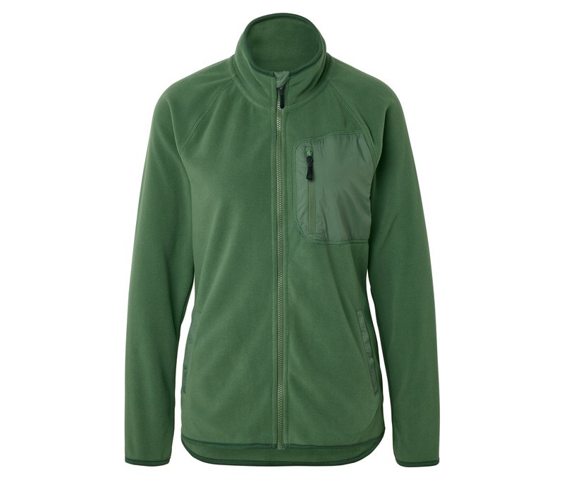 Tchibo - Fleecejacke - Damen - Gr. XL - olivgrün