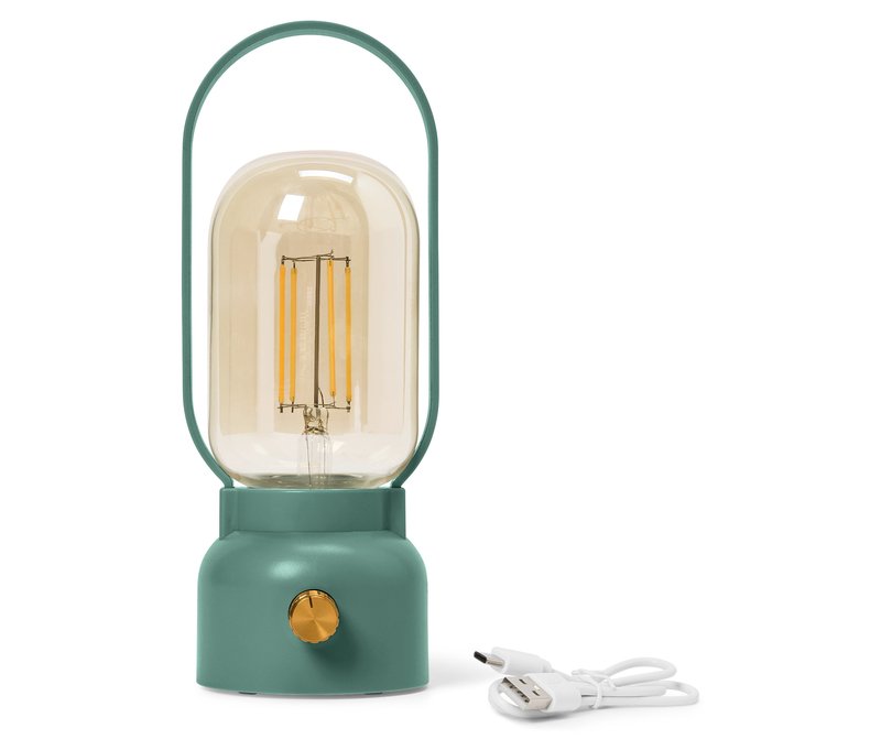 Tchibo - LED-Akku-Outdoor-Tischleuchte »Laterne« - grün