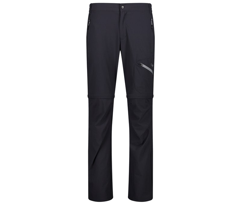 CMP Herren-4-Wege-Stretch-Wanderhose mit Zip-Off-Funktion - Herren - Gr. 52 - anthrazit