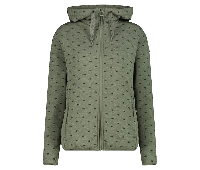CMP Damen-Fleece-Jacke mit Kapuze - Damen - Gr. 42