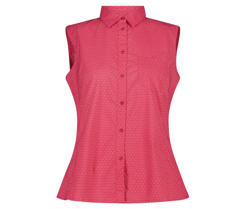 CMP Damen-Outdoorbluse - Damen - Gr. 42 - magenta/print