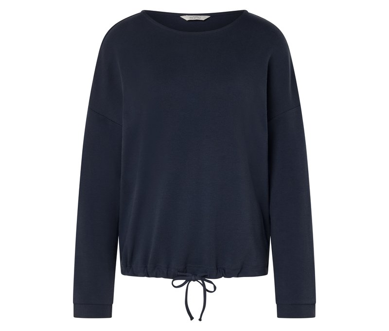 Tchibo - Sweatshirt mit Detail - Damen - Gr. XL - dunkelblau