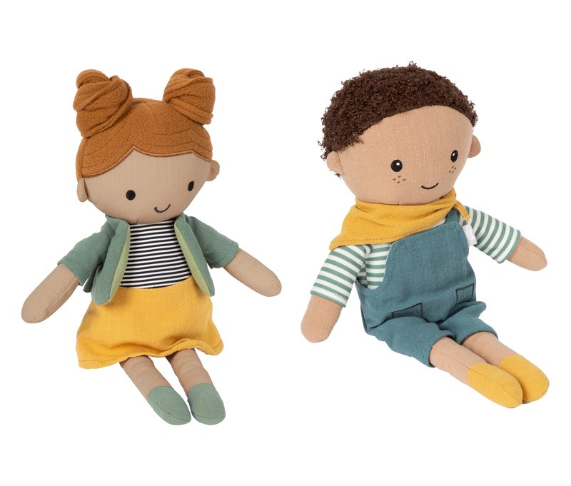 small foot Stoffpuppen-Set »Maya« und »Leo«