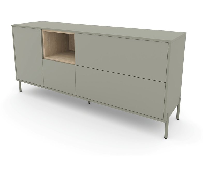 Tchibo - Sideboard »Hygge« mit 1 Tür - 165x43x76cm - weiß - Holz / Metall / Acryl