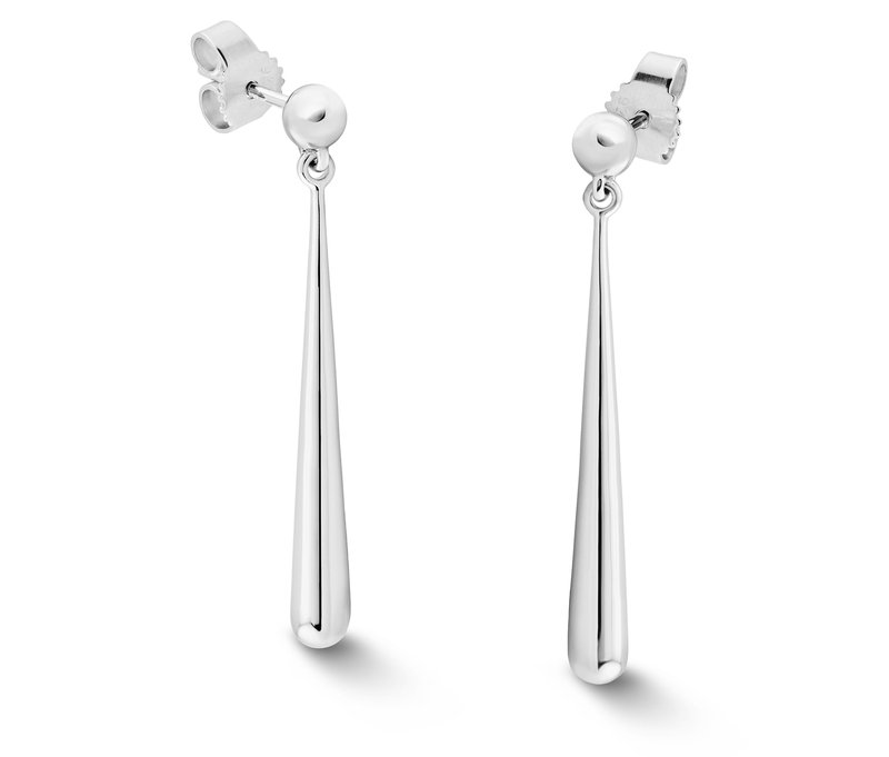 Tchibo - Ohrstecker »Tropfen«, 925er Sterlingsilber, rhodiniert