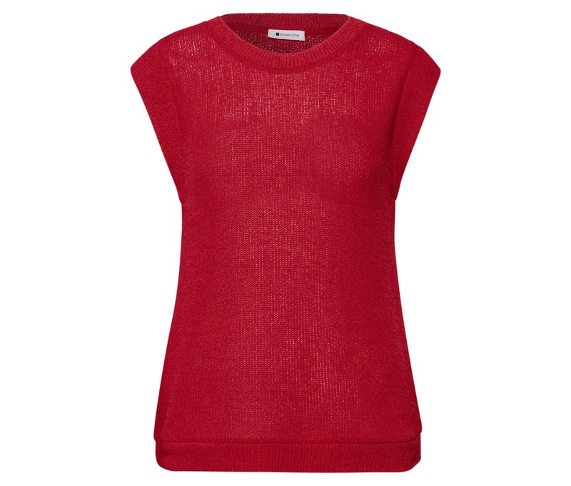 Street One Shirt - Damen - Gr. 38 - rot