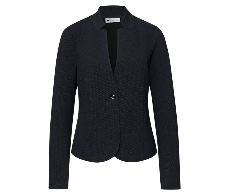 Street One Jerseyblazer - Damen - Gr. 38 - dunkelblau