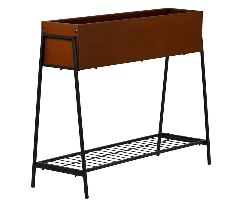 Tchibo - Hochbeet mit Ablage - 100x35x80cm - braun - Stahl