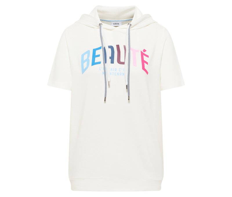 Tchibo - Cecil Hoodie-Shirt - Damen - Gr. S - weiß