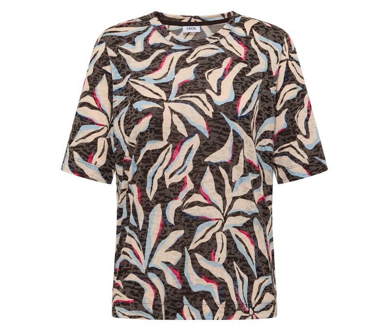 Tchibo - Cecil Kurzarmshirt - Damen - Gr. XL - blau