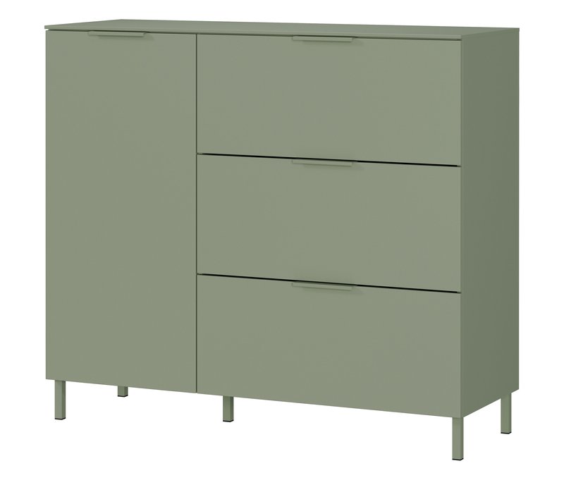Tchibo - Kommode »Savoca« - 109x40x98cm - taupe - Holz / Metall