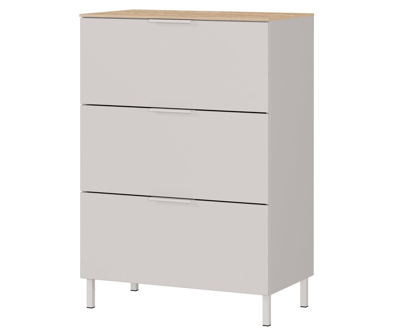 Tchibo - Kommode »Savoca« - 68x40x98cm - braun - Holz / Metall