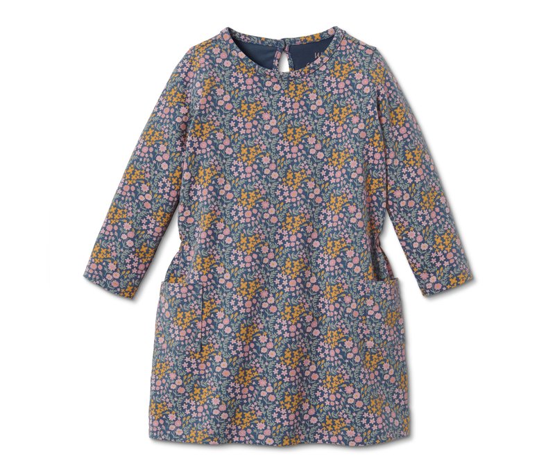 Tchibo - Jerseykleid - Mädchen - Gr. 98/104 - mehrfarbig/geblümt