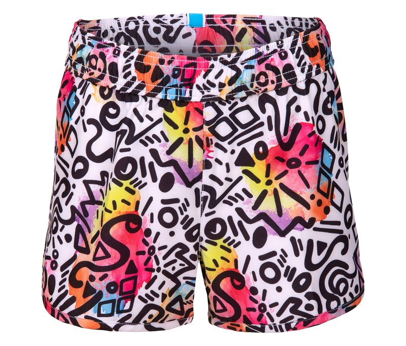arena Printed Kinder-Beach-Shorts - Mädchen - Gr. 164 - print