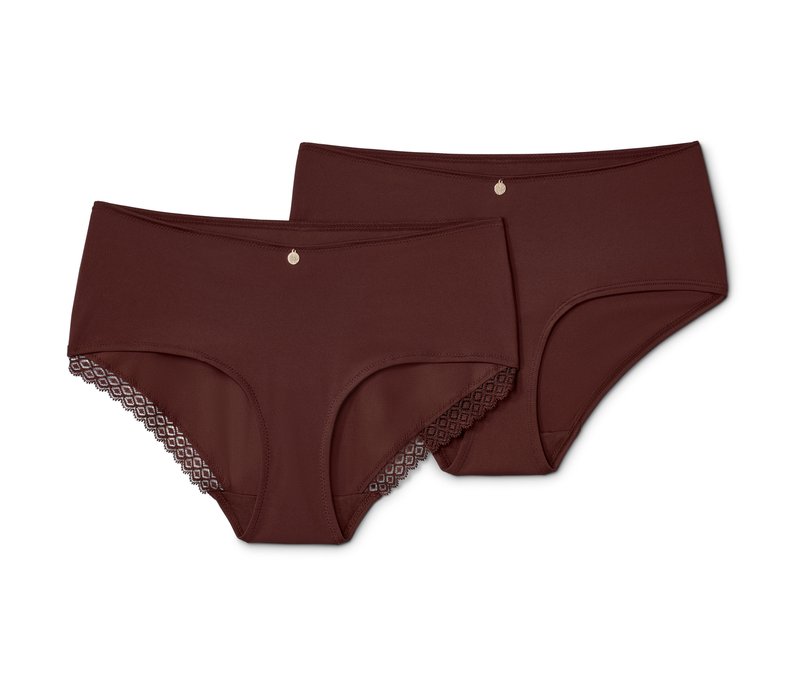 Tchibo - 2 Pantys - Damen - Gr. L - braun