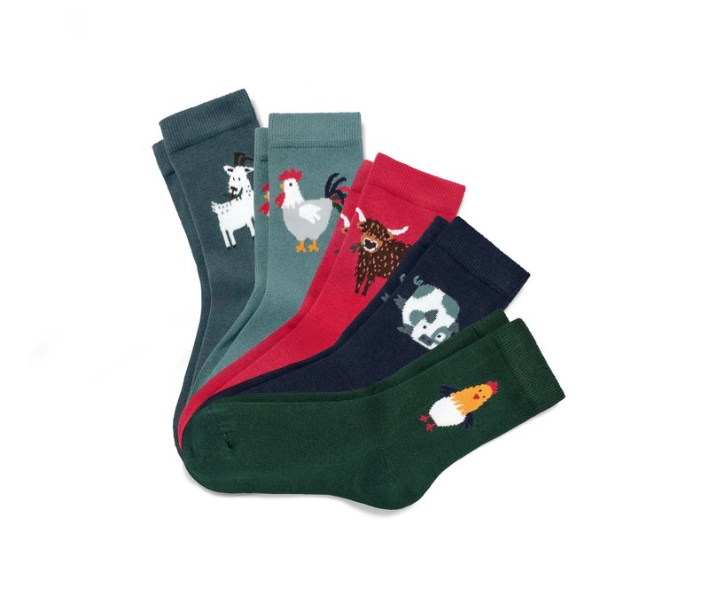 Tchibo - 5 Kinder-Socken - Kinder - Gr. 31-34 - dunkelblau