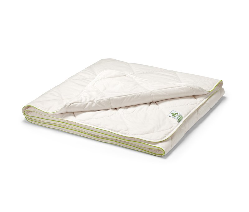irisette® greenline Seiden-Baumwollbett - weiß