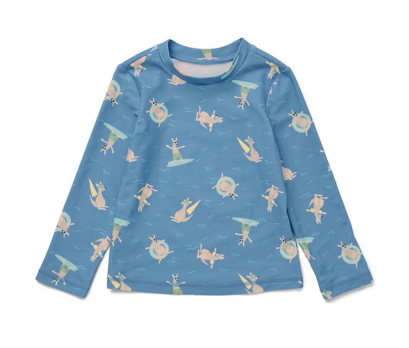 Tchibo - Kinder-Shirt mit UV-Schutzfaktor 80 - Baby - Gr. 86/92 - blau/print