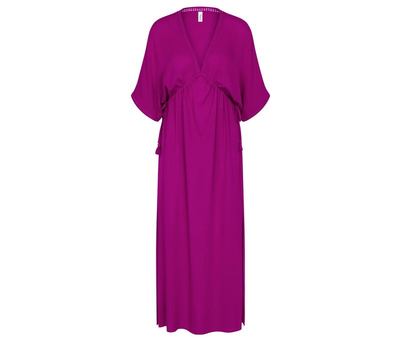 Triumph Beach MyWear Kaftan Maxi Dress - Damen - Gr. 46 - rot