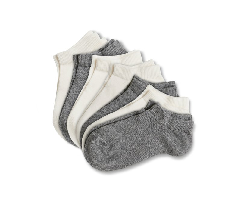 Tchibo - 7 Paar Kinder-Sneakersocken - Kinder - Gr. 31-34 - creme