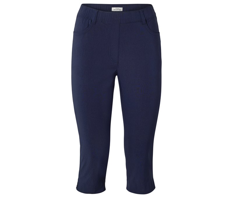 Tchibo - 3/4-Bengalin-Hose - Damen - Gr. 54 - dunkelblau
