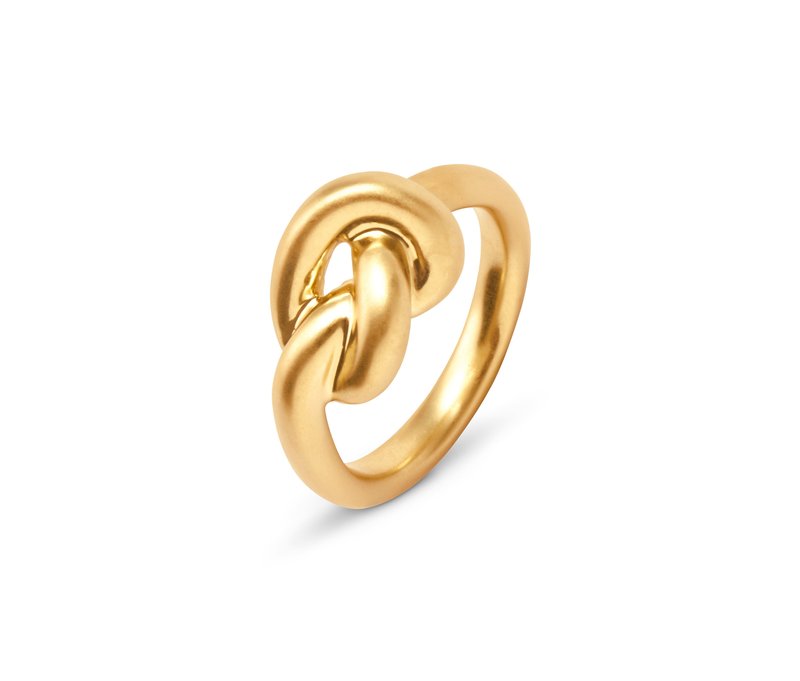 Tchibo - Ring »Knot« - Damen - Gr. 19 - gold