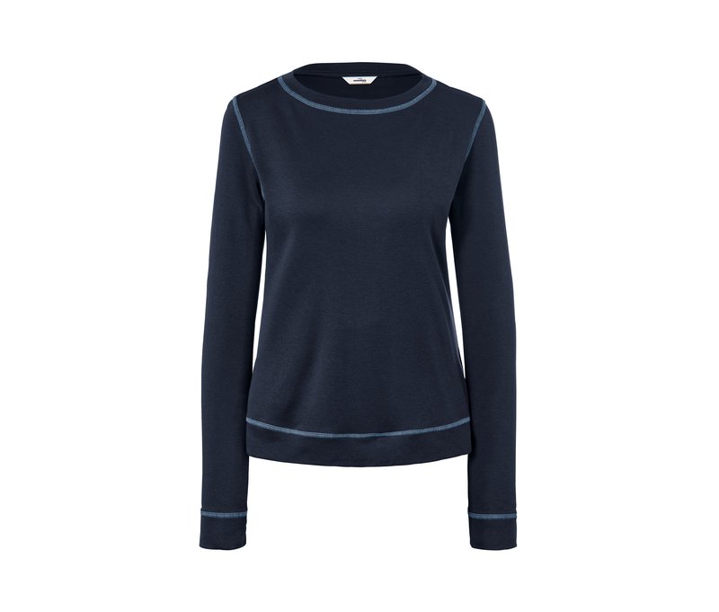 Tchibo - Langarmshirt - Damen - Gr. XL - dunkelblau