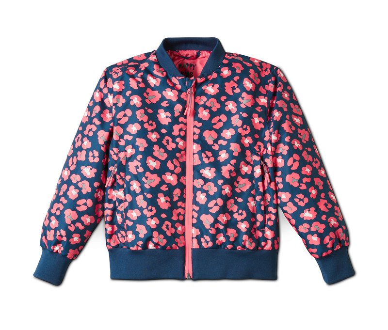 Tchibo - Allwetterjacke im Bomberjacken-Stil - Mädchen - Gr. 158/164 - dunkelblau