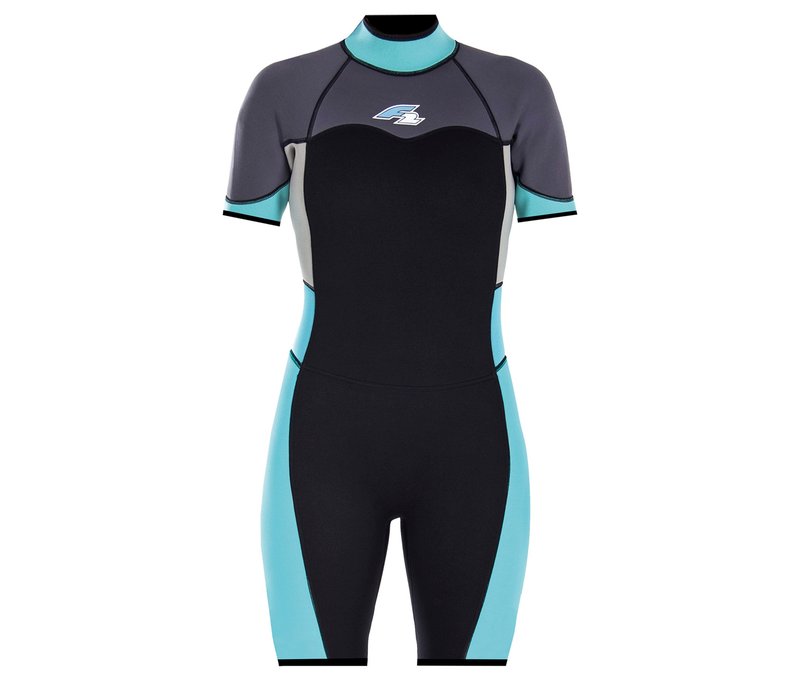 Tchibo - F2 Damen-Neoprenanzug »Gipsy Shorty« - Damen - Gr. S - schwarz