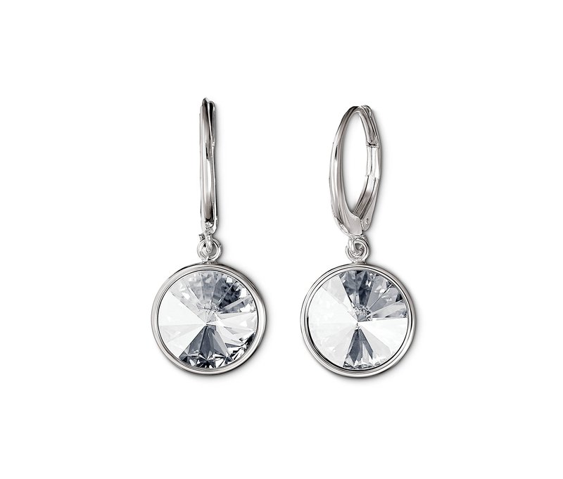 Tchibo - Ohrhänger mit Rivoli-Kristallen von Swarovski® - Damen - Gr. ungeblistert - silber