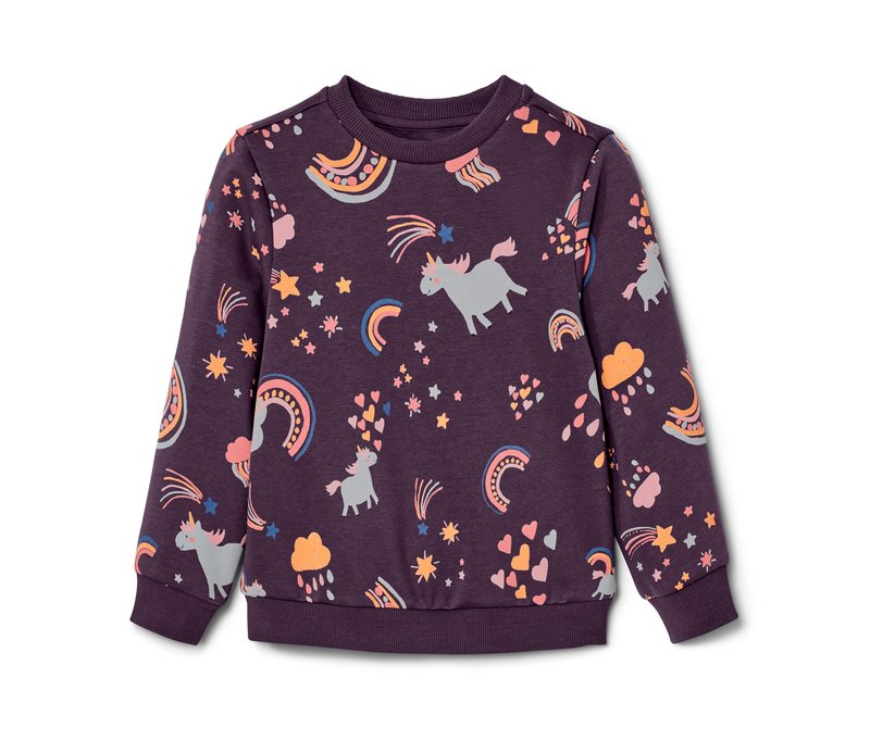 Tchibo - Kinder-Sweater - Kinder - Gr. 110/116 - dunkellila