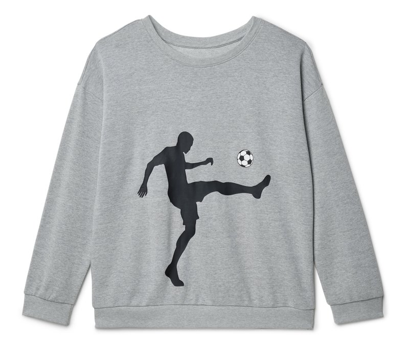 Tchibo - Kinder-Sweatshirt - Kinder - Gr. 134/140 - hellgrau