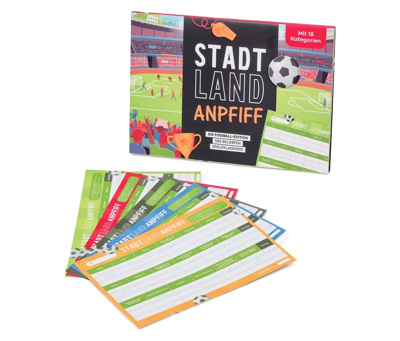 Tchibo - Spielblock »Stadt, Land, Anpfiff«