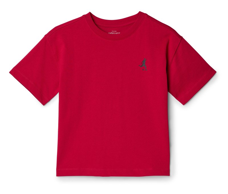 Tchibo - Kinder-Heavy-T-Shirt mit überschnittenen Schultern - Kinder - Gr. 134/140 - schwarz