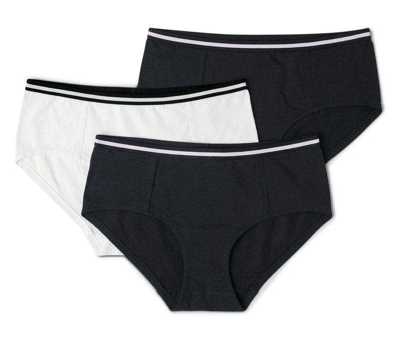 Tchibo - 3 Sport-Pantys - Damen - Gr. XL - schwarz