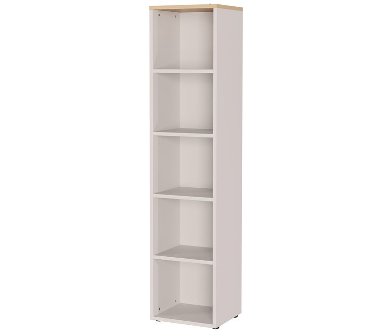 Tchibo - Aktenregal »Lissabon« - 45x40x197cm - braun - Holz / Kunststoff